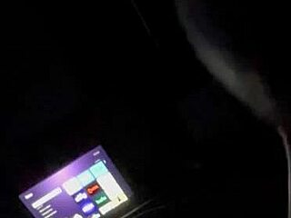 Rough sucking of huge cock in the dark during cheating deepthroat blowjob