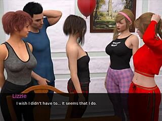 At Dusklight Manor, a curvy cutie in a tight outfit caught everyone's eye