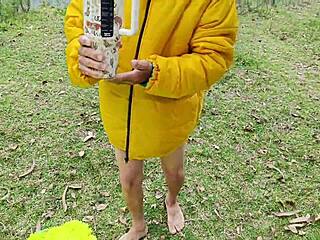 Hot brunette teen 18+ ivy green showing off her thick ass in fishnet stockings is ready to fuck