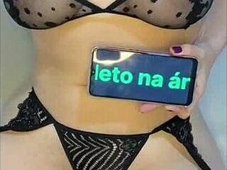 i filmed my ass bouncing in black lingerie while riding backwards with soft moans