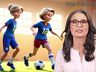 i playd soccer with my stepmom