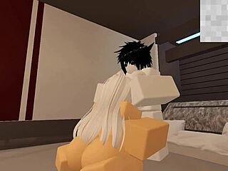 Watch me get fucked by a random guy in Roblox!