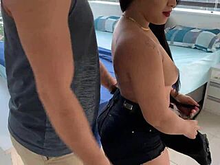 We played a game among friends and I got to dominate the sexy emo brunette with anal in public outdoors. Complete video from xvideos red.