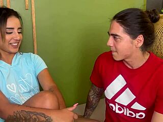 सौतेली बहन और पति मुझे वाइल्ड फैमिली थ्रीसम में खींचते हैं