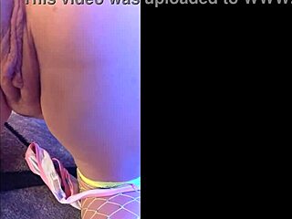 Sexy teen shows panties to friend, gets cumshot