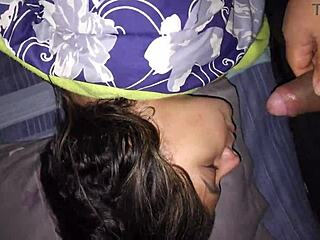 my best friend's mom in room doing striptease and doggystyle