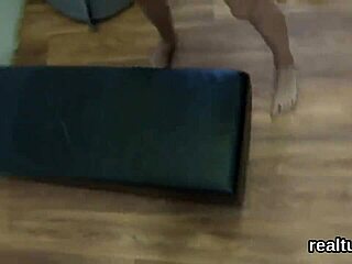 Attractive czech girl stripped and fucked in shop pov