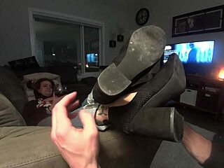 Milf's Perfect Feet Sucked And Licked While Bound