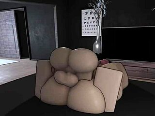 Fucking and cumming hard in friend tomoko's big tits and ass on roblox.