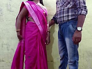 i can’t resist bhabhi in pink saree, gonna tear her apart today