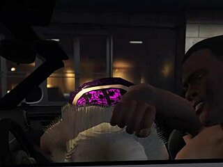 Franklin in GTA 5 hires hooker for wild service