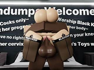 yo, pounding this thick redhead bitch hard in roblox, you in?