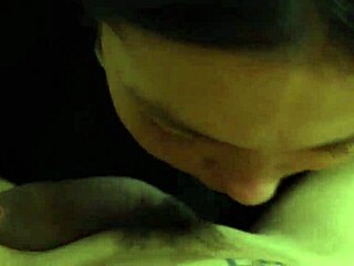 Petite Japanese mommy deepthroats neighbor's cock in POV blowjob session
