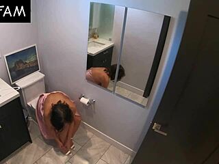 stepbro tricks adriana chechik into sucking cock and taking cum