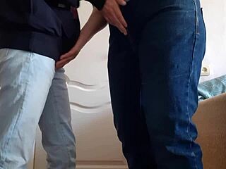 Teacher and student risk it all at university! 🔥