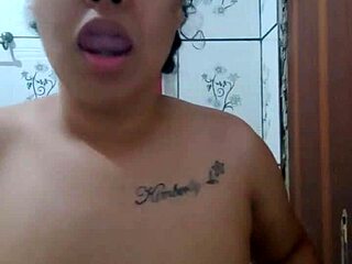 depraved whore shows wet juicy pussy sensualizing for camera to get dick, the slut is fiery even shower can't extinguish her fire