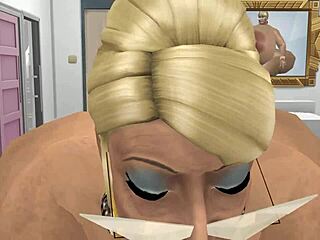 Hot hooters 3 - banging the giant-titted resort owner - sims 4 with titty fuck, tits, plump, group, foreplay, melons, grandmother, huge, cowgirl