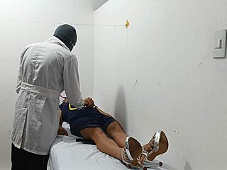 Kinky Doctor Masturbates His Cock In Office