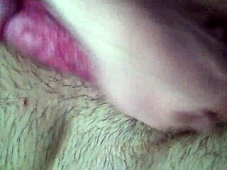 Masturbating and Cumming Over with Intense Big Cock Action