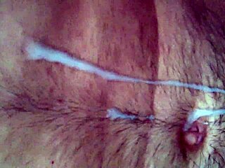 Masturbating and Cumming Over with Intense Big Cock Action