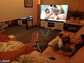 I behave badly so my stepfather punishes me with cum-covered blowjob