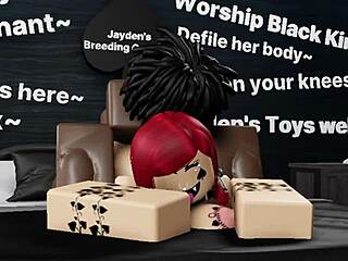 yo, pounding this thick redhead bitch hard in roblox, you in?