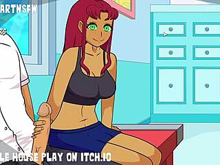 Starfire's Big Ass Gets Creampied In Full Scene