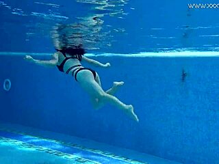 sheril blossom sizzles in hot russian underwater bikini shoot