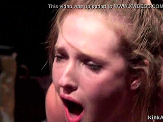 Intriguing Slaves Bound Tight for Wild BDSM Party Action