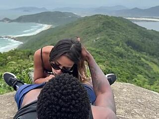 exposing myself fucking outdoors with my lover in the grass