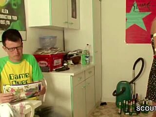 teeny gets fucked by boss during side job 😏