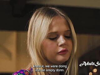 Tiny girl begs lesbian friend for squirting fun