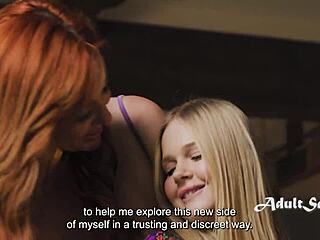 Tiny girl begs lesbian friend for squirting fun