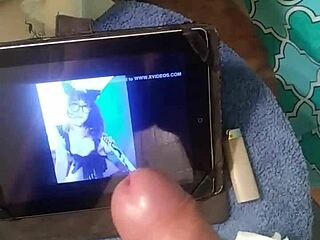 Tribute to Angeles Del Mar 2 with Solo Handjob.