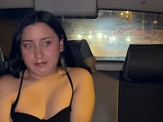 Latina Rides Driver and Lets Him Cum Inside Without Condom
