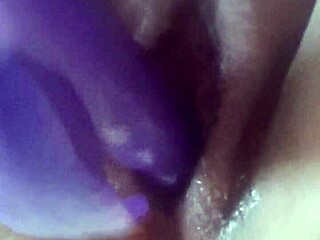 Morning Fuck After Creampie with Wet German Solo Dildo Play Rocks!