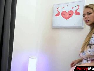 Step Mom Buffing Stepson's Buckle in Raunchy Roleplay 😉