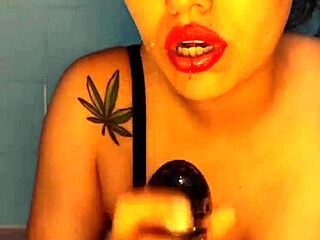 Horny Colombian Squirts With Dildo In Shower!