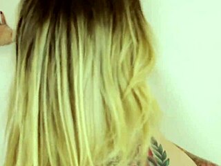 Tattooed lesbians engage in intense girl on girl action