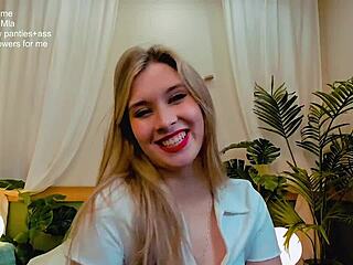 Whore Slut Fingers Pussy on Webcam