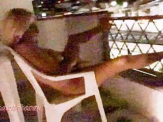 Trailer sera que alguem na rua viu a puta casada fodendo com o cunhado na varanda do predio