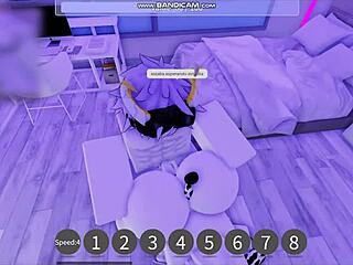 This Time She Begged Me to Fill Her Up with Cream in Roblox Game. What a Wild Virtual Ride!