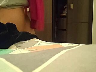 Hidden Camera Catches Spanish Stepsister's Pink Pussy