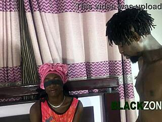 Bored step sister says, Let's play a taste game in the bedroom.