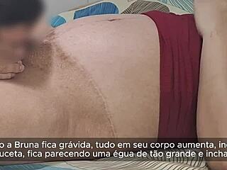 hey, married housewife cums from cuckold licking, almost caught by son?