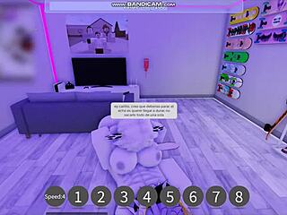 This Time She Begged Me to Fill Her Up with Cream in Roblox Game. What a Wild Virtual Ride!