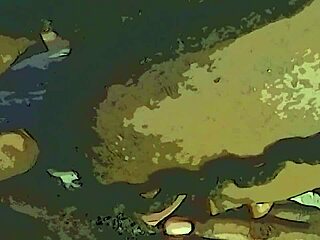 Ebony Amateur Uses Dildo and Tongue in Wet Pussy Tag Team