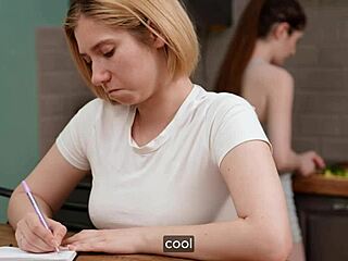 i love feeling a cock in my pussy while cooking breakfast, getting sloppy facial.