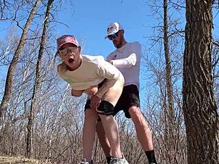 Milf’s Risky Outdoor Sex Nearly Caught