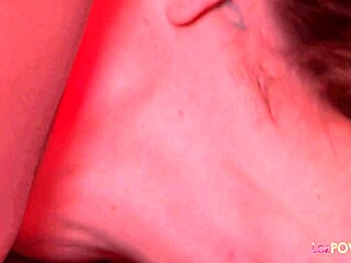 Stunning lesbian blonde comforts sex-depraved stunner in parking lot